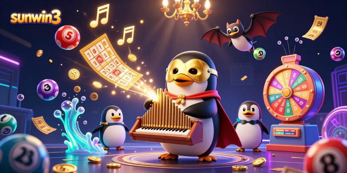 Experience excitement with sunwin3 in a dazzling casino scene full of vibrant game elements.