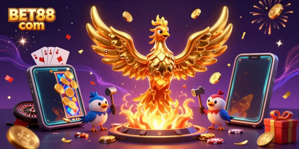 Experience thrilling moments with BET88 com's vibrant games and gold-rich environment.
