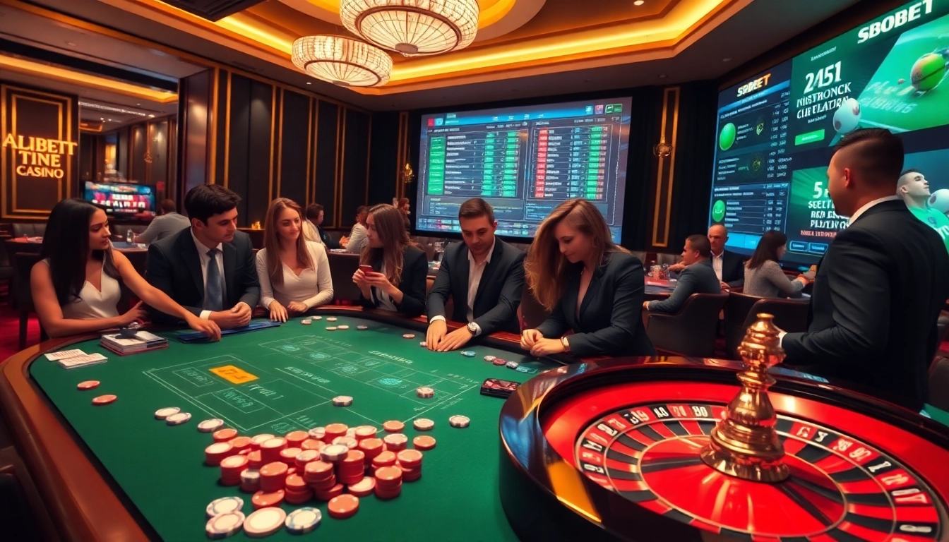 Experience SBOBET sports betting excitement with vibrant casino gaming elements and dynamic betting action.