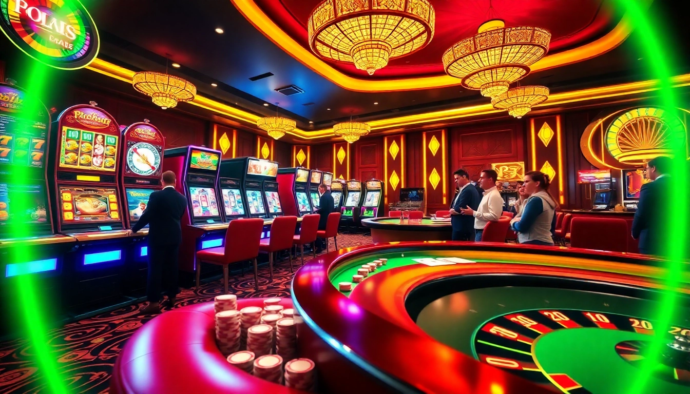 Experience the thrill of pg slot demo gameplay in a vibrant casino atmosphere.