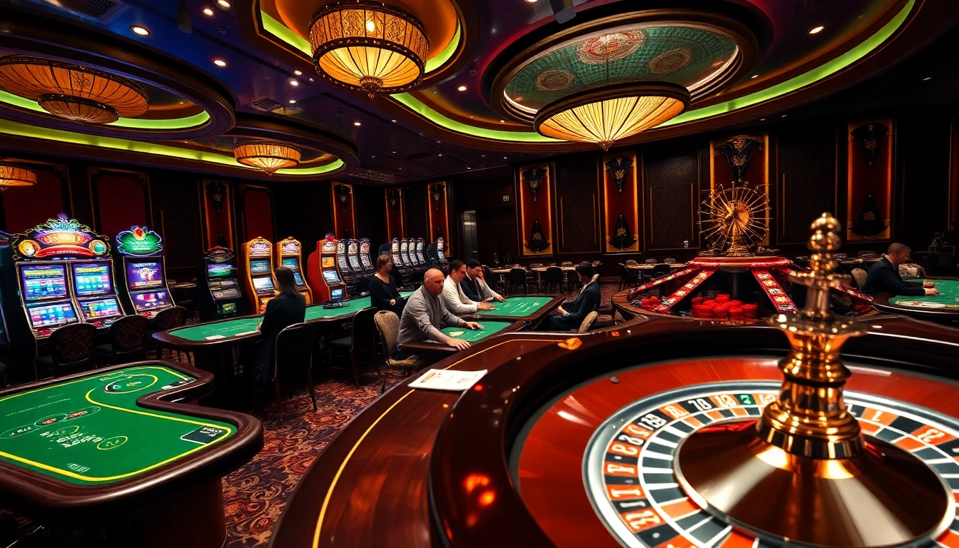 Experience the excitement of high-stakes gambling at trang chủ hay88 with a vibrant casino scene.