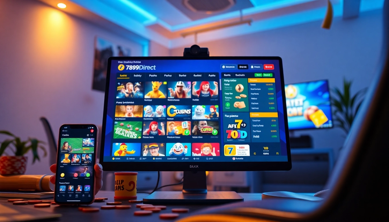 Exciting online gaming interface featuring 789P for seamless betting experiences.